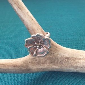 Rose gold, rose cocktail ring